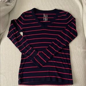 GAP Blue and Pink Long Sleeve Tee